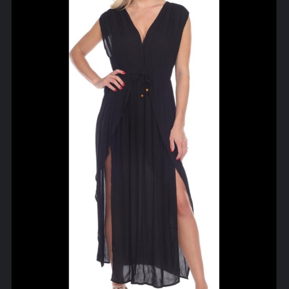 Raviya Black Beach Coverup Dress